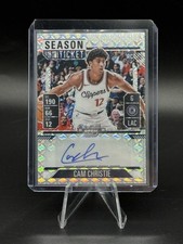 2024-25 Panini Mosaic Rookie Season Ticket Auto Cam Christie LA Clippers
