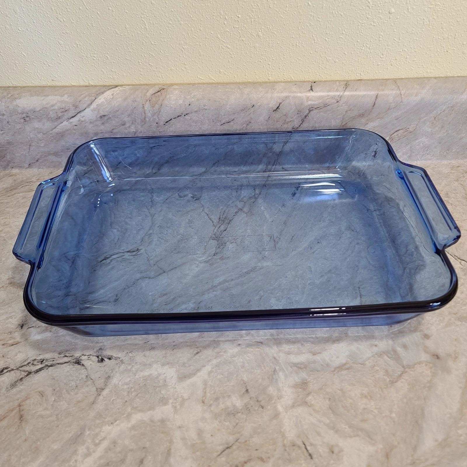 Anchor Hocking 9" x 13" Ovenware Casserole Pan Cobalt Blue Dish Baking 3QT