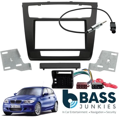 CONNECTS2 CT23BM05-BMW 1 Series E81 E82 E87 E88 Car Stereo Double Din Fascia & Fitting Kit
