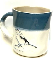 Song Blue Bird Ceramic Stoneware Mug Spectrum Designz Blue Sky 16oz Coffee