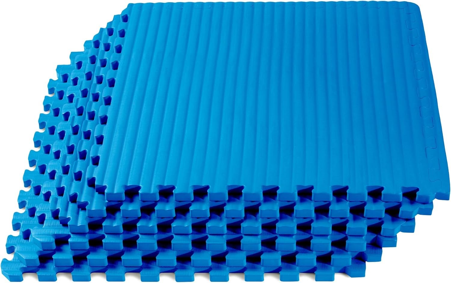 3/4 Inch Thick Martial Arts Eva Foam Exercise Mat, Tatami Pattern, Interlocking