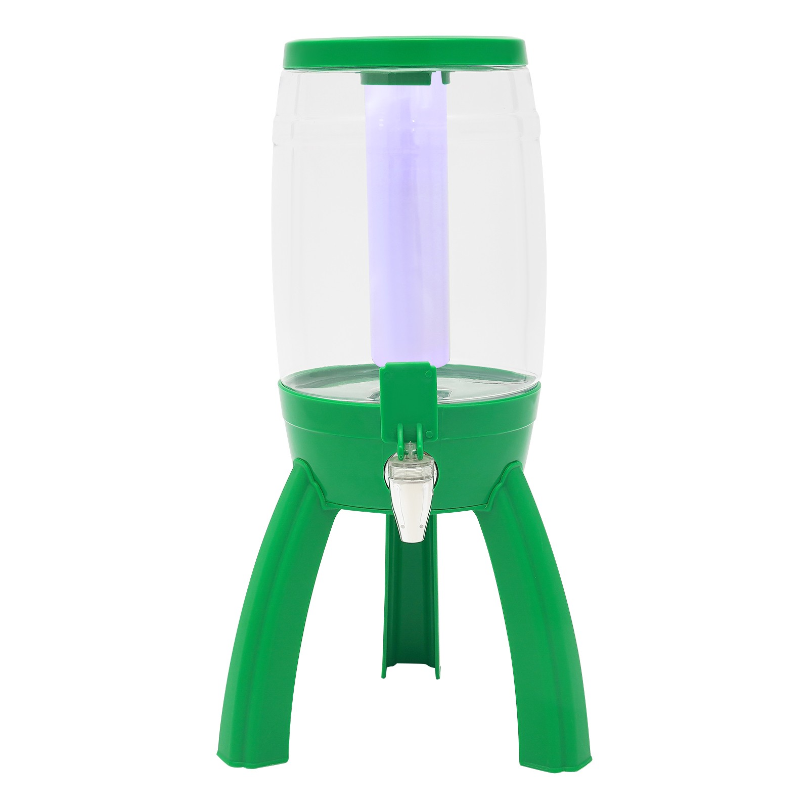 Beer Dispenser Beer Dispenser with Ice Tube and Spigot Beer Dispenser with LED