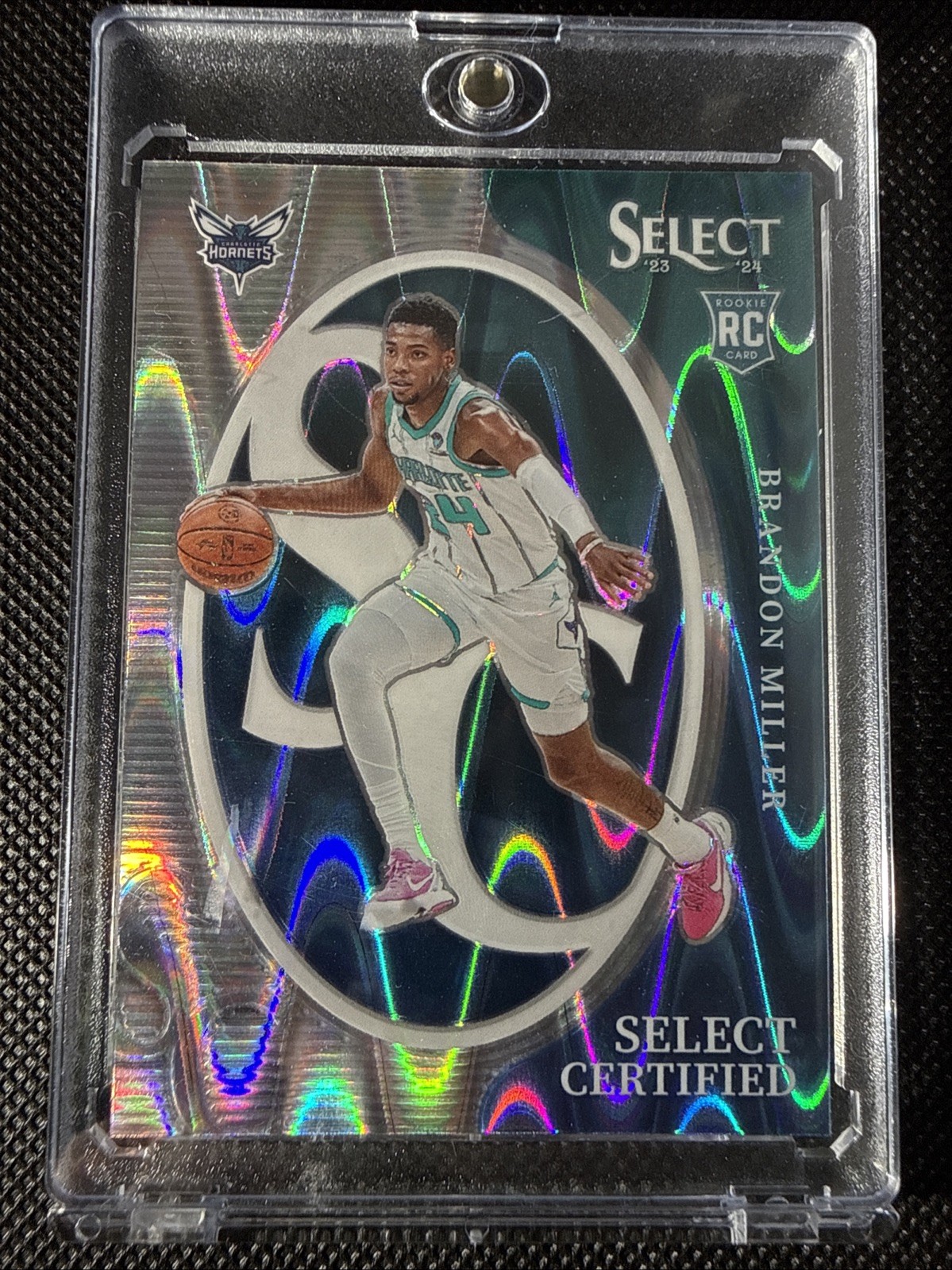 2023-24 Panini Select - Select Certified Brandon Miller #10 Tectonic Prizm (RC)