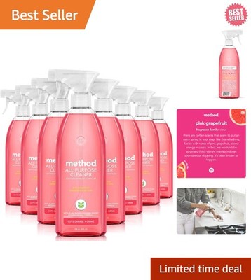 Eco-Friendly All-Purpose Cleaning Spray - 28 oz Bottles, Pack of 8, Citrus Fresh