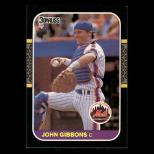 John Gibbons #626 1987 Donruss New York Mets Baseball Card MLB