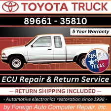 89661-35810 Toyota Truck ECU Repair - Quick Quality Service, 5 Year Warranty