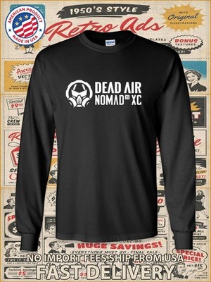 Dead Air Nomad Ti XC Silencers Logo Men's Long Slevee T-Shirt American T-Shirt
