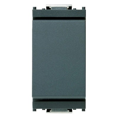 Vimar 1P 16AX 1-way switch grey - 16001
