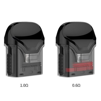 2x Uwell Crown Pod Ersatz-Tank mit Verdampferkopf Coil 0.6 oder 1.0 Ohm / 3ml