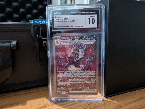 Charizard ex 234/091 SV: Paldean Fates Special Illustration Rare CGC 10 Holo