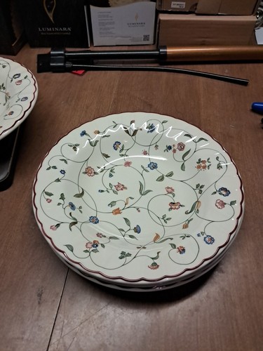 4 Staffordshire Oakwood Bowls 9 1/8" Pasta Soup Vegetable Rim Euc+ Bin 127 - Picture 5 of 7