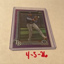 2025 Topps Chrome - Christopher Morel #64 Purple Refractor /250