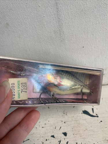 Señuelo de pesca Rapala Risto Rap RR-7S PLATEADO NEGRO descontinuado NUEVO EN CAJA de colección - Imagen 6 de 10