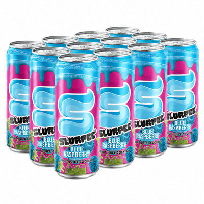 24x Cans AriZona Blue Raspberry Slurpee Fruit Juice Cocktail 22oz Big Can Bulk