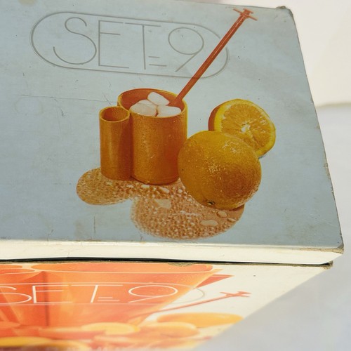 Set Caraffa Bicchieri Vintage Bourbon Orangeade Jean Pierre Vitrac ‘ 70 France - Imagen 16 de 24