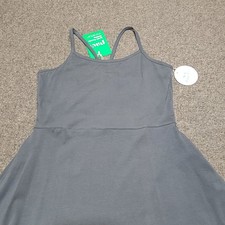 Pact Dress Womens Medium Ore Fit Flare Strappy Midi Organic Cotton Casual