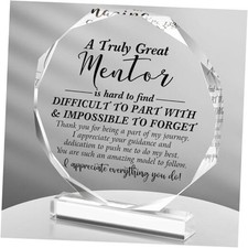 Thank You Gifts for Women Men Acrylic Appreciation Inspirational Gift Mentor