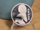 1oz .999 Fine Silver "Heads And Tails" Art Round