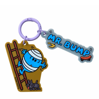 Sanrio Mr. Men Little Miss Acrylic Keychain MR. BUMP Japan NEW
