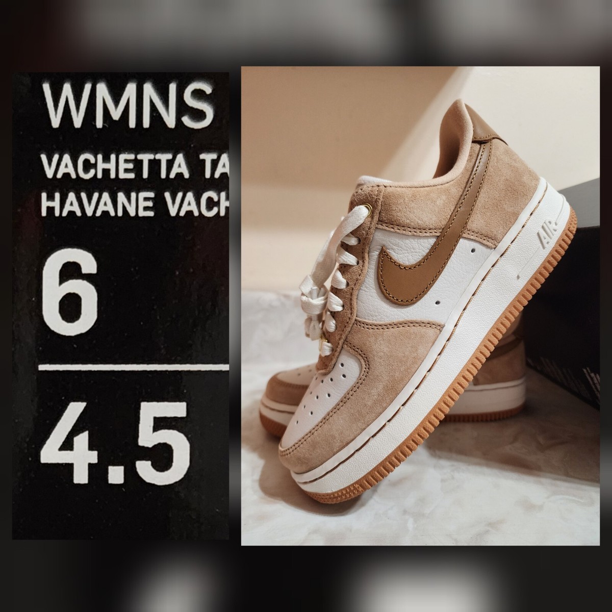 Nike Air Force 1 ベージュ シューズ Women's Size 6 NIB Nike Air Force 1 LXX Vachetta Tan Flax Sail af1