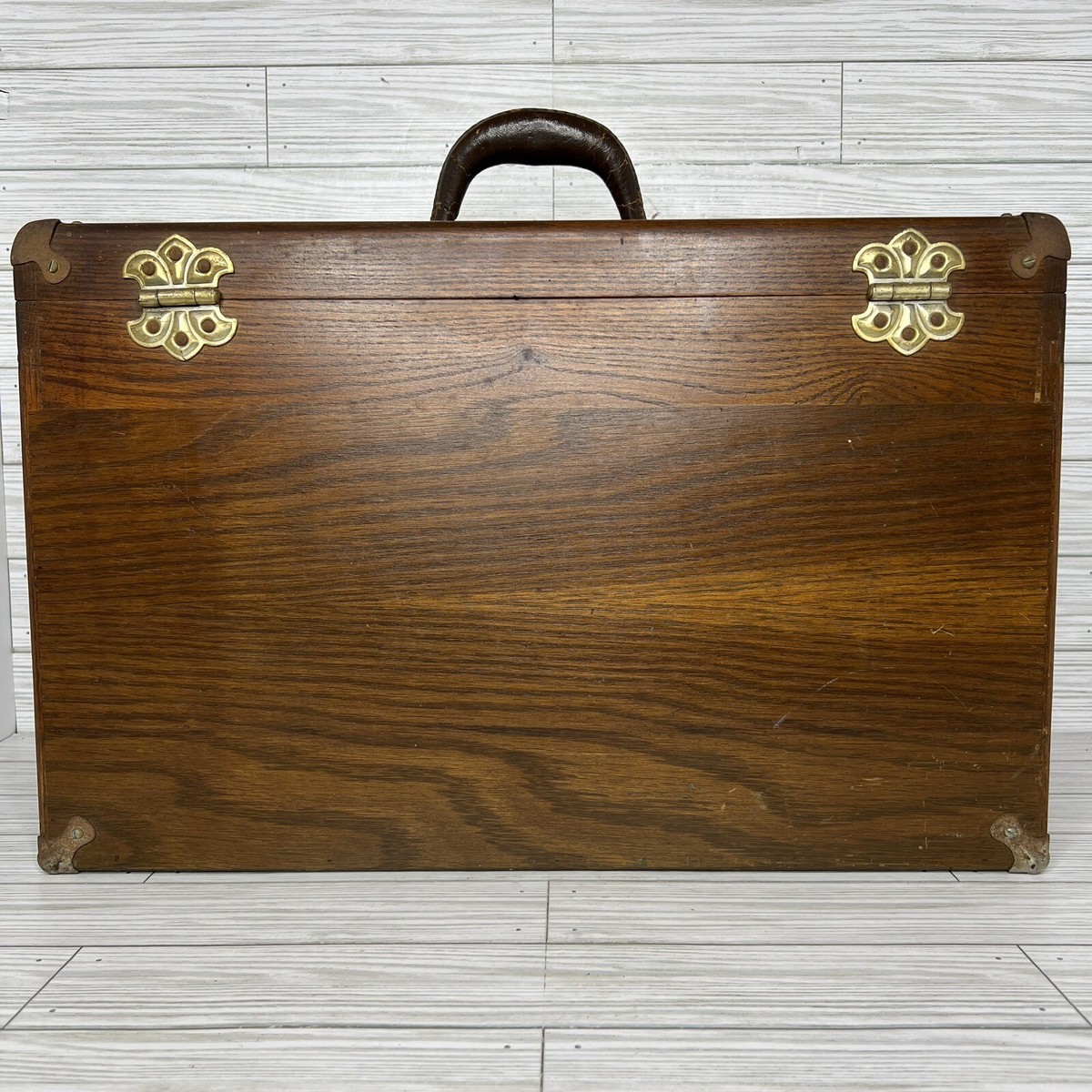 L'UNION ヴィンテージ木製ボックス Vintage Union 7-Drawer Wood Machinist Tool Box Chest Antique