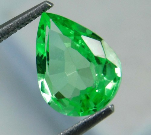 Top Quality! 3.10 Ct Natural Colombian Green Emerald Certified Pear Cut Gemstone - Picture 4 of 9