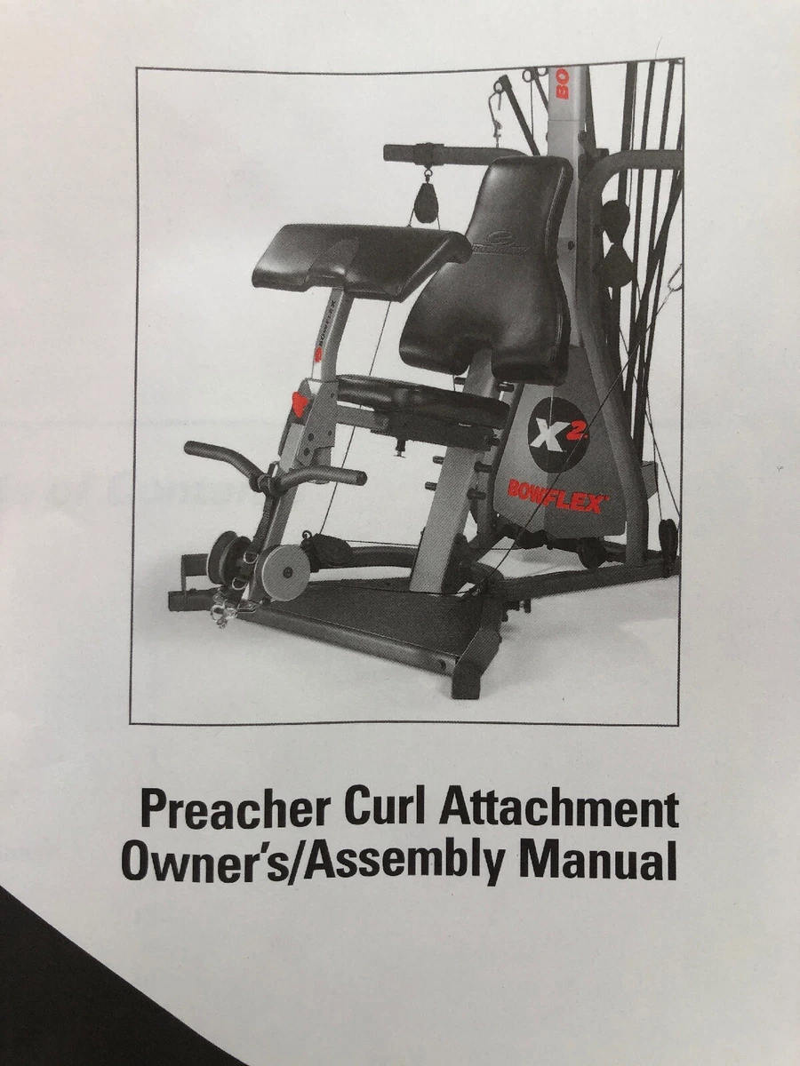 BowFlex Preacher Curl Attachment