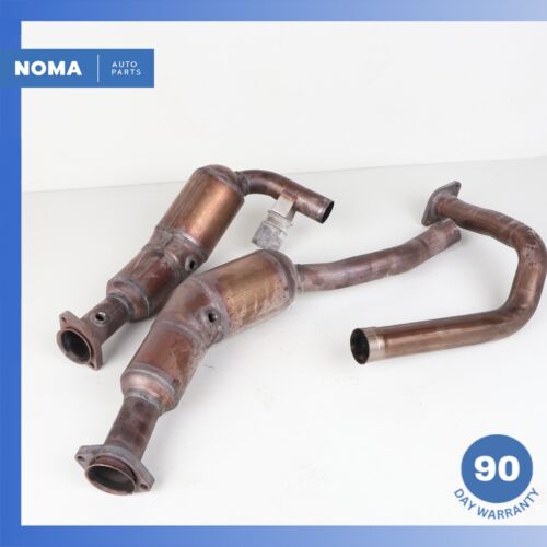 10-13 Land Rover L319 LR4 Left & Right Side Exhaust Downpipe Set Aftermarket - Picture 12 of 22
