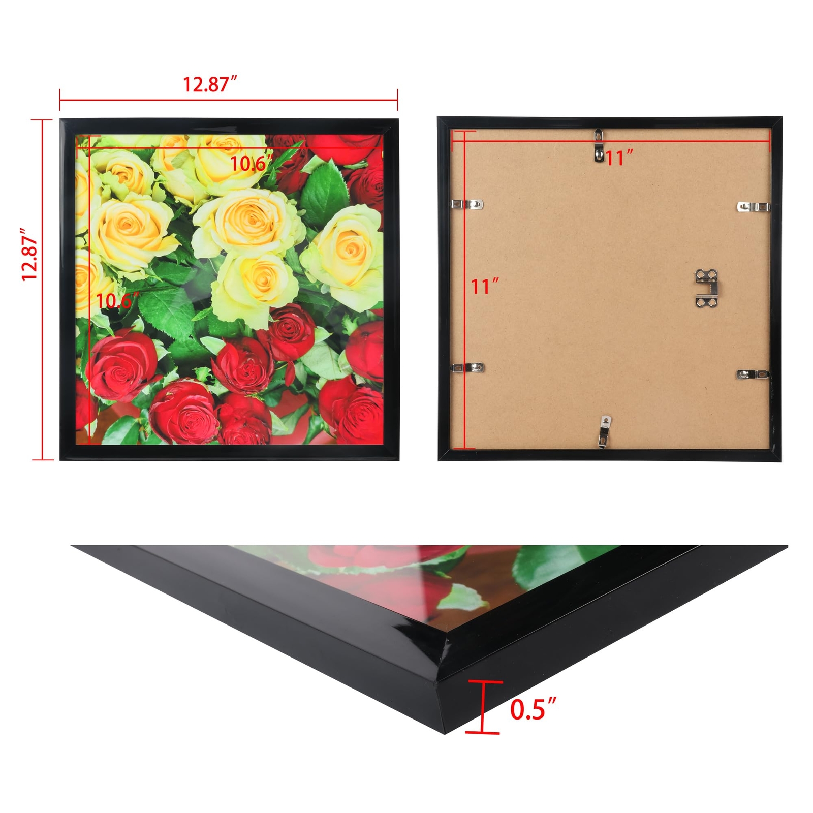 11×11 Picture Frame Display Pictures 11×11 Record Album Frame Wall