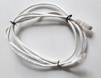 Netzwerk-Kabel Ethernet-Kabel 2m RJ-45 Patch Cable UTP CAT.5E weiß