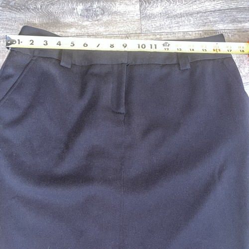 Rafaella Petite Womens Skirt Size 12P Black - Picture 6 of 8