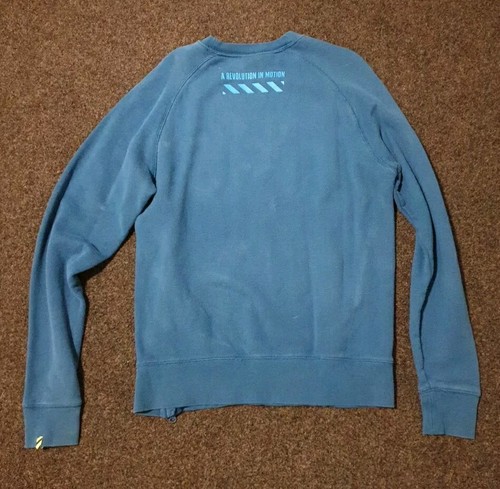 Nike AW77 Crew-RU NTF FLY Men's Long Sleeve Cotton Sweathirt Blue Force Medium - Bild 9 von 13