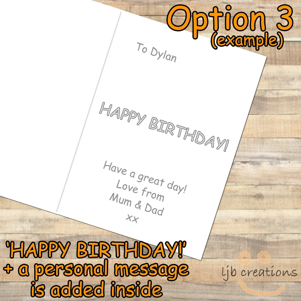 Personalised SPONGE BOB Birthday Card Son Nephew Grandson Cousin Friend NAME AGE - Image 4 of 4