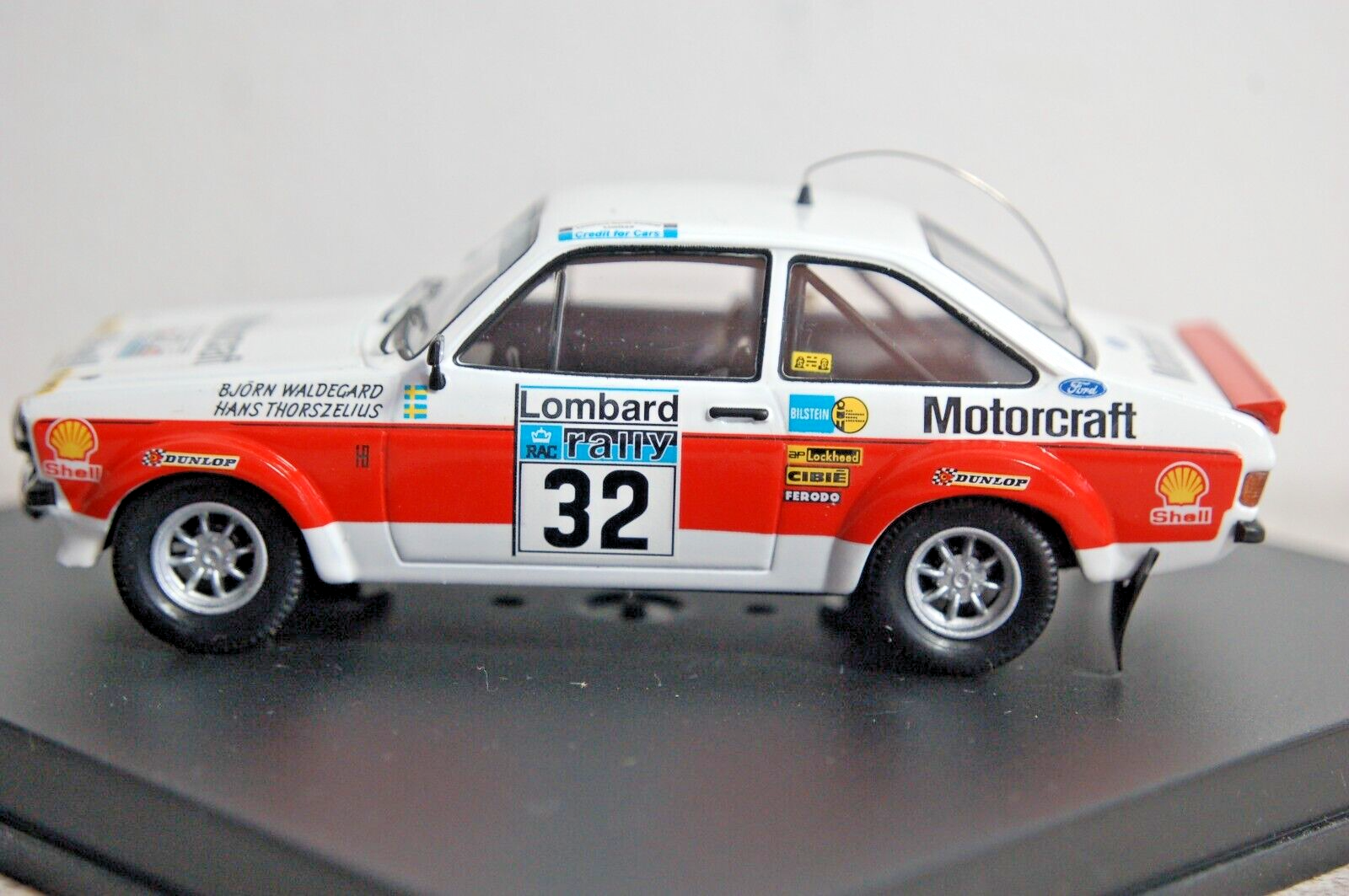 TROFEU 1023 FORD ESCORT  MKII - 3RD RAC RALLY 1976 - WALDEGAARD THORSZELIUS