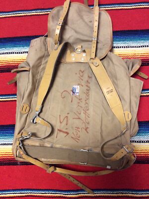 Rahma Lafuma Made In France Vintage Backpack Mallory Irvine Hillary Everest