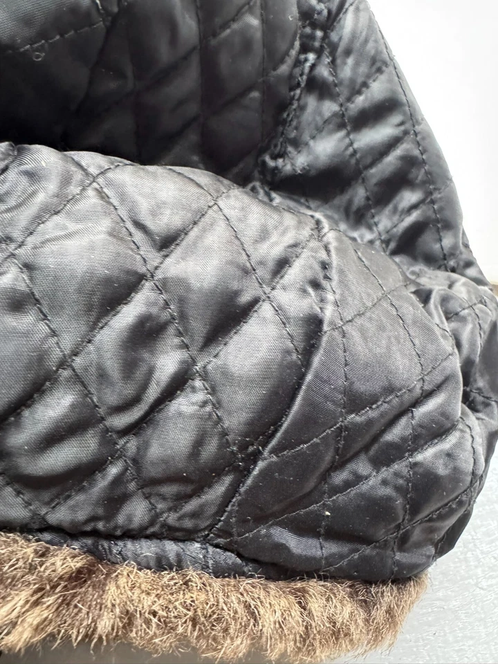 De colección Años 90 D&Y Aviador/Piloto Cuero y Piel Sintética Trampero Gorra Sombrero Talla Única Foto 4 de 4