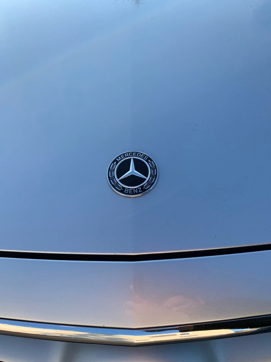 Mercedes Benz original Emblem A0008173305 schwarz Motorhaube 