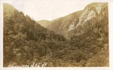 Postcard Vermont Smuggler's Notch RPPC 1930 Lamoille County