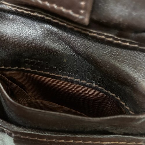 Auténtica Cartera Fendi Plegable Cuero Marrón Zucca - Imagen 12 de 12