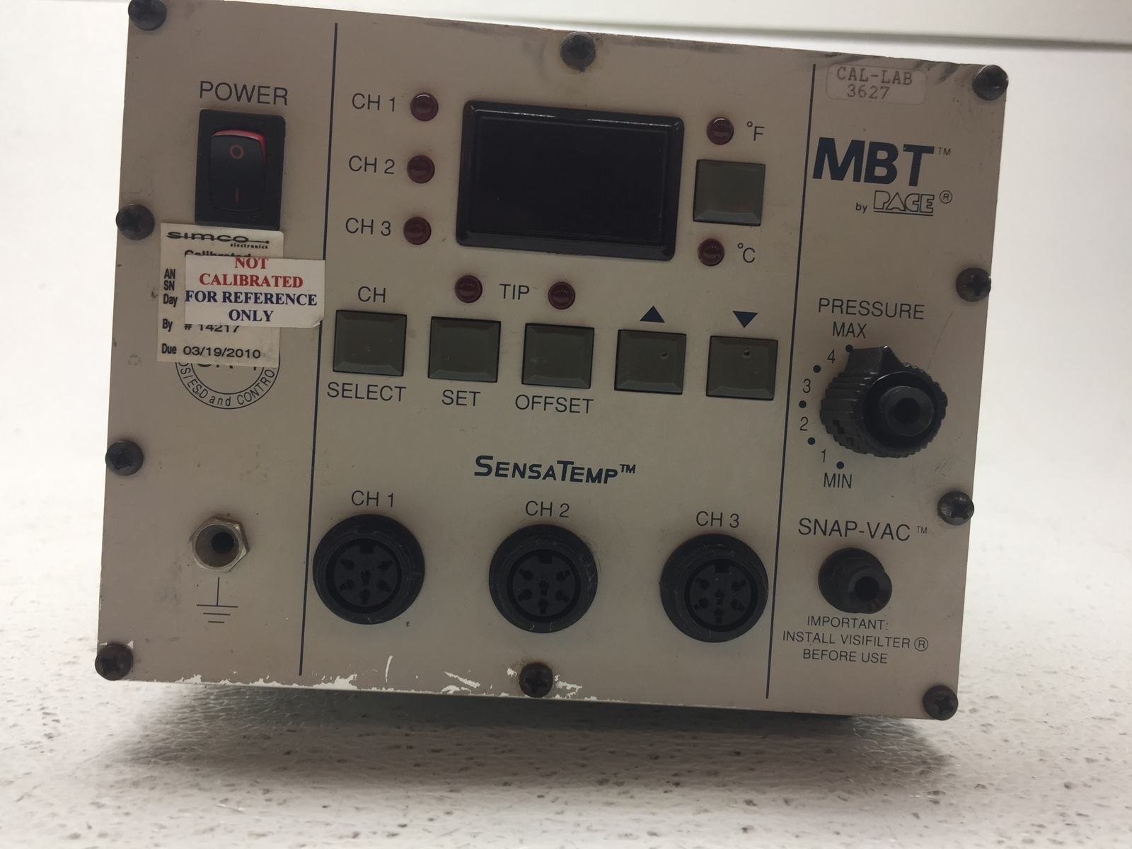 Pace MBT SensaTemp SR 4 Soldering & Desoldering Station Pulled From