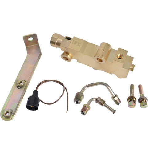 Disc Brake Proportioning Valve 9/16"1/2" Lines&Bracket For 68-74 Chevrolet Nova - Picture 3 of 7