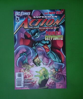 Action Comics #6 Vol. 2 2012 DC Comics 1st App High Grade Comic Book L2 ...
