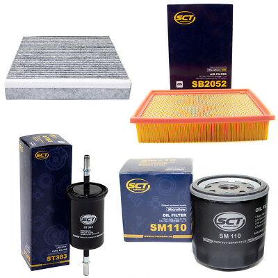 Filter Set SCT Kraftstoff- ÖL- Luft- Innenraum- für Volvo S40 II V50 C30 1.6