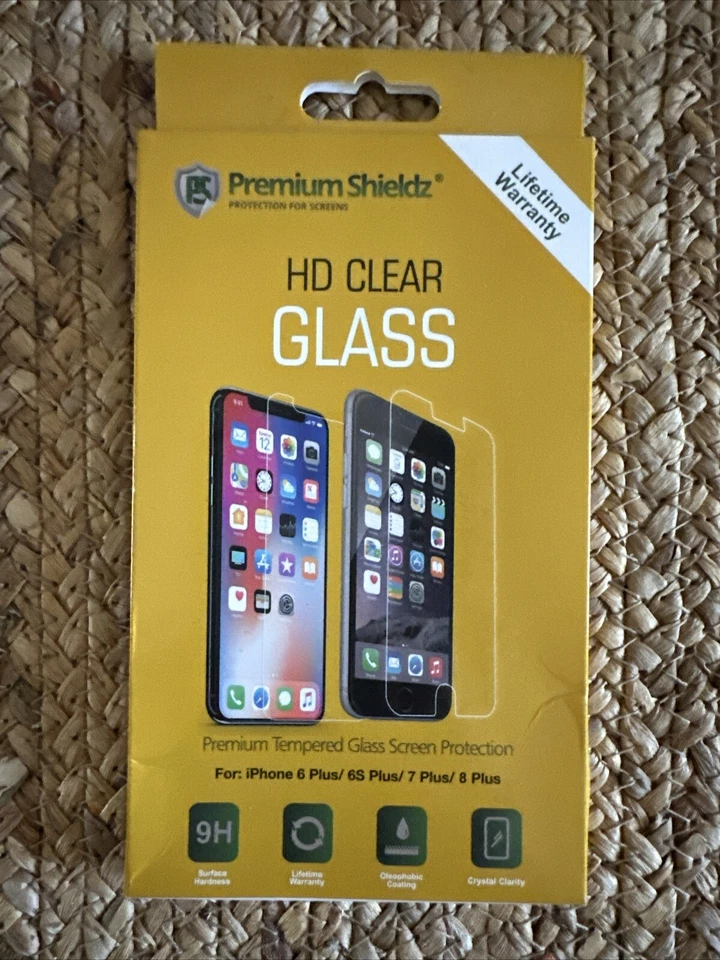 Protector de vidrio transparente Premium Shieldz HD para iPhone 6 Plus/6s Plus/7 Plus/8 Plus Foto 4 de 4