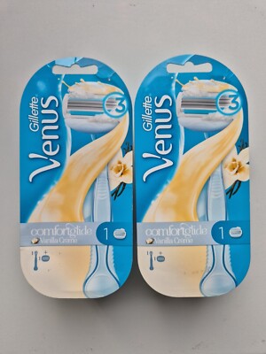 Gillette Venus Comfort Glide Vanillecreme Damenrasierer x 2