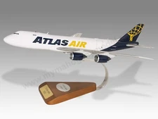 Boeing 747-800F Atlas Air Desk Wood Airplane New Model Large Scale 1/200