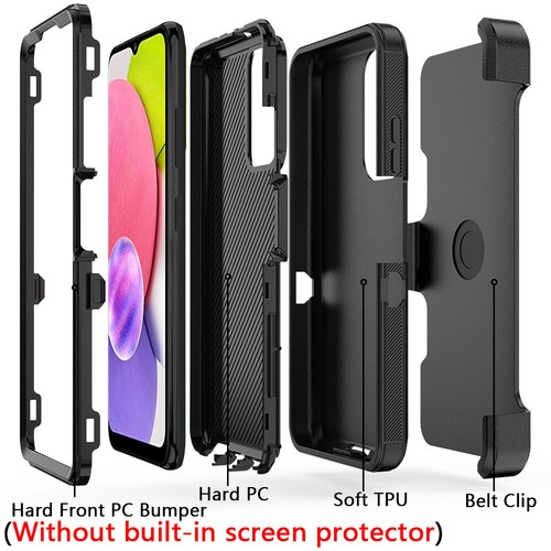 Für Samsung Galaxy A03S A13 A14 A23 A53 5G Hülle Robust Gürtelclip Handy Cover - Bild 6 von 21
