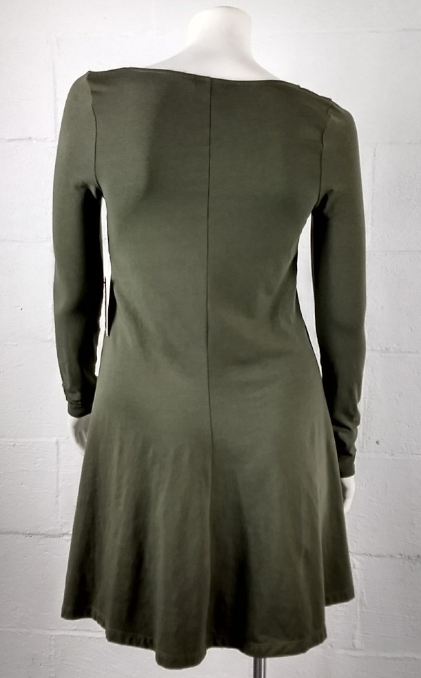 Express Olive Green Long Sleeved Dress Size S NWT | eBay