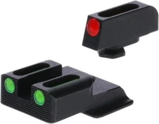 TruGlo Fiber Optic Handgun Sight Set SW MP 380EZ Shield Front Rear Day/Night