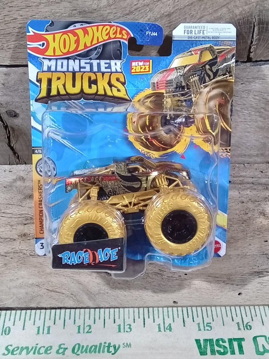 Hot Wheels Monster Trucks Race Ace 2023 Champion Crashers | eBay